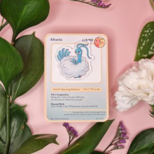 Cloud Bird Keychain
