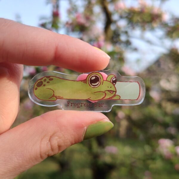 Frogress Bar Acrylic Keychain