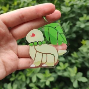 Chikorita keychain